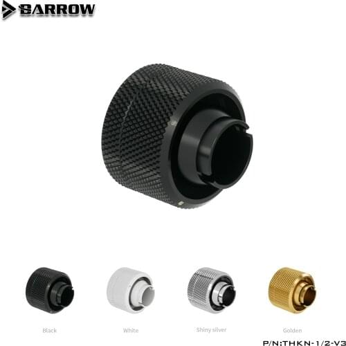 BARROW Fitting use for Inside Diameter 12.7mm + Outside Diameter 19.95mm Soft Pipes 1/2''ID Soft Tube G1/4'' Hose Fittings