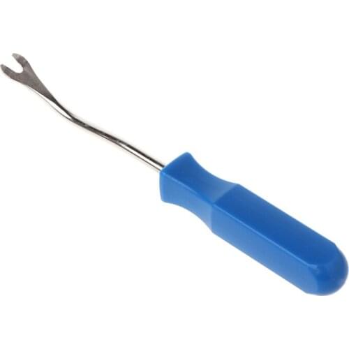 Car Door Interior Trim Clip Panel Upholstery Fastener Clip Remover Tool Screwdriver Nail Puller E7CA