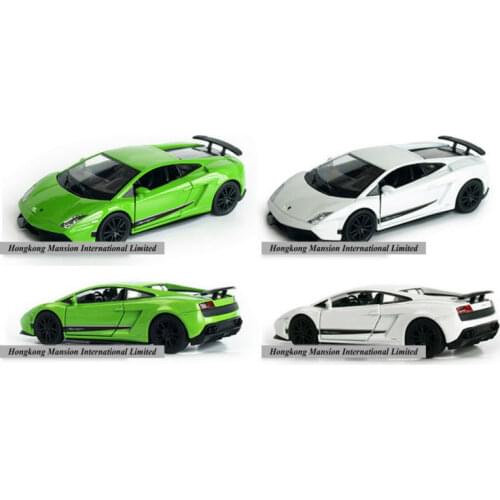 1:36 Scale Licensed Collection Alloy Diecast Metal Car Model For Gallardo LP570-4 Superleggera Pull Back Toys Vehicle