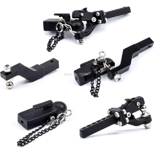 RC Metal Coupler Trailer Hook Connector For 1/10 RC Crawler Car Traxxas TRX4 Bronco RC4WD D90 D110 Axial SCX10 90046 JIMNY G500