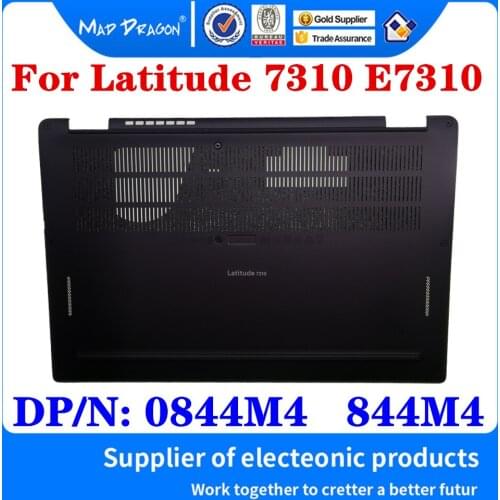 New Original 0844M4 844M4 For Dell Latitude 7310 E7310 Laptop Access Panel Door Cover Bottom Cover Base Lid Back Shell Black