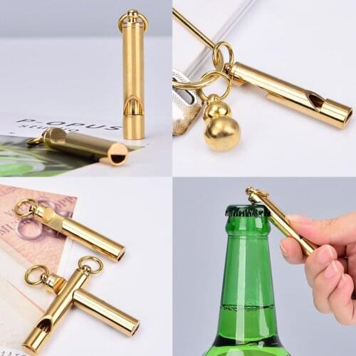 Bottle Opener Whistle Double Function Keyring Key Chain Tool Portable Creative Wine Bottle Opener Kitchen Tool Брелок Для Ключей