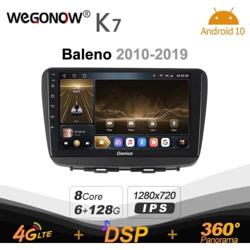Ownice K7 6G+128G Ownice Android 10.0 Car Radio for SUZUKI Baleno 2010 - 2019 GPS 2din 4G LTE 5G Wifi autoradio 360 SPDIF