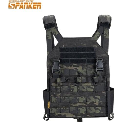 EXCELLENT ELITE SPANKER Outdoor Hunting Vest Tactical Plate Carrier Army AMP Vest M4 Accessory Suit Military Vests