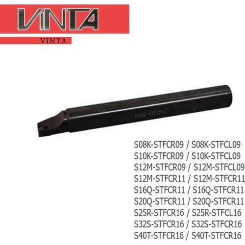 CNC lathe tungsten steel 20mm 32mm 40mm internal turning tool holder S25R-STFCR16/S25R-STFCR16/S40T-STFCR16