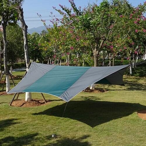 4x3m Awning Waterproof Tarp Tent Shade Moisture-proof Garden Awning Canopy Sunshade Outdoor Camping Rain Fly