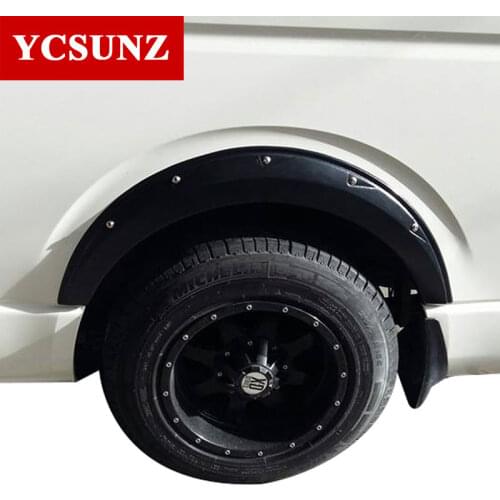 2005-2019 Fender Flares For toyota hiace commuter van Fender Accessories Mudguards For toyota hiace wheel arch kits Flare Ycsunz