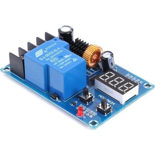 XH-M604 Charging Control Module Digital LED Display Storage Lithium Battery Charger Control Switch Protection Board 6-60V