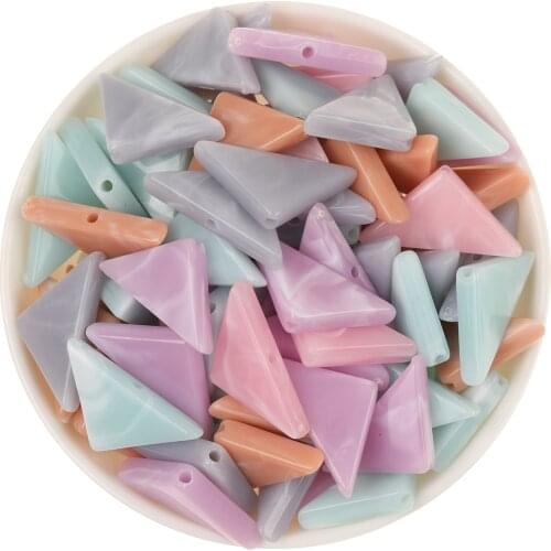 Cordial Design Clearance 28X15MM 100pcs/Pack Random/Triangle Beads/Acrylic Marble Effect/Exclusive Customer/Limited Quantity