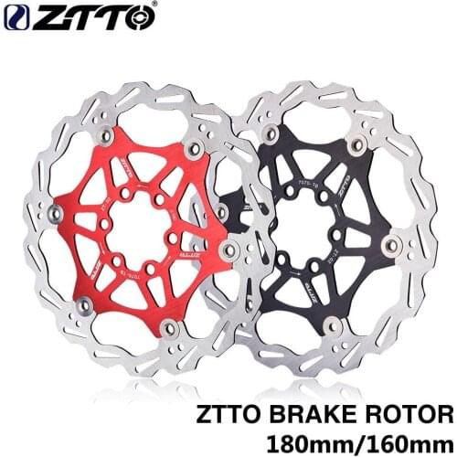 ZTTO 180mm 160mm DH Brake Floating Rotor Stainless Steel MTB Disc Hydraulic Brake pads For Mountain Road CX Bike Bicycle parts