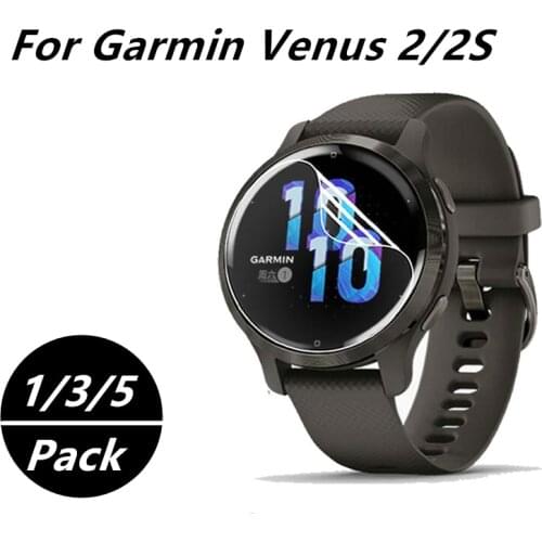 Soft Screen Protector Hydrogel Film For Garmin Venu 2/2S Protective Cover Films For VENU2 Smartwatch (Not Glass) 1-5 Pack