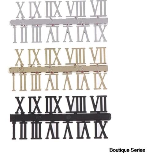 1 set Roman Numerals DIY Digital Replacement Gadget Repair Clock Parts Home Daily Accessories