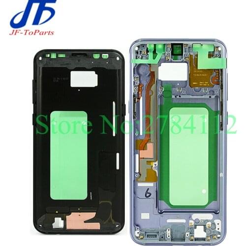 10Pcs Middle Frame Replacement For Samsung Galaxy S8 Plus S8+ G950F G955F Housing LCD Display Midframe Bezel Chassis Plate