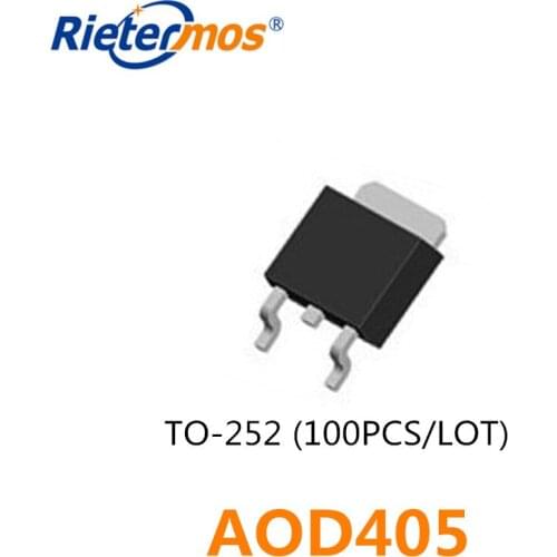 100PCS AOD405 TO-252 SMD HIGH QUALITY