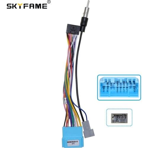 SKYFAME 16Pin Car stereo Wire Harness For Suzuki Swif super Vitara SX4 G10 liana 2006 cables