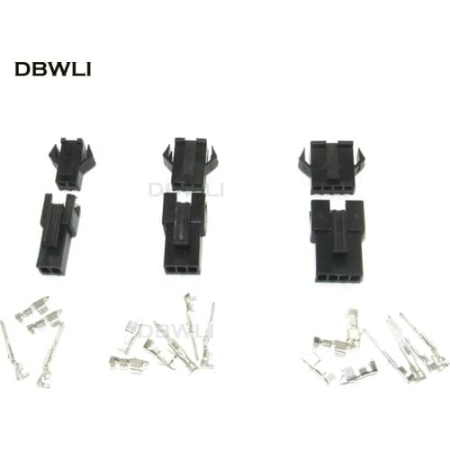 20sets/lot connectorsSM2/3/4/5/6/7/8/9/10/11/12 Pin Pitch 2.54MM Female and Male Housing + terminals SM-2P SM-2R SM2.54