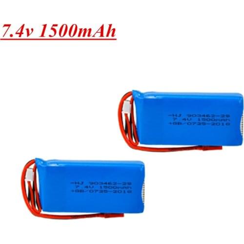 903462 Battery For Wltoys V913 L959 L969 L979 L202 K959 TY923 HJ816 HJ817 RC cars parts 2S 7.4 V 1500mah lipo battery