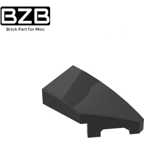 BZB MOC High-tech 29119 1x2 Wedge Arc Panel (right) Building Block Model Brick Parts Kids DIY Technial Toys Best Gifts
