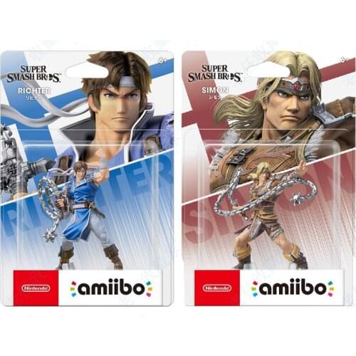 Nintendo Switch Amiibo Figure Simon Richter Super Smash Castlevania for WiiU 3DS NS