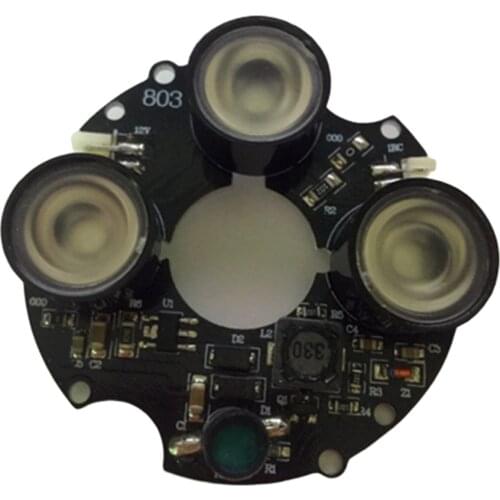 MS-moto IR LED Module For Security Camera CCTV IR LED Board IR Light Plate For IP camera night vision Diameter 54mm