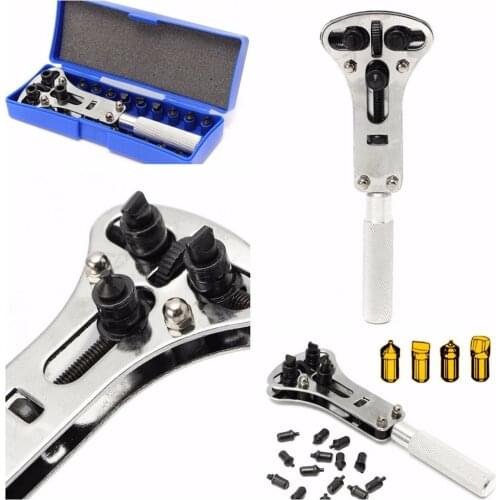 Watch Repair Tool Universal Opener Three Feet Open Bottom Cover Three-jaw Open Watch Cover Repair Needle Tools Blue Color 2019