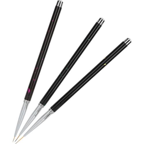 Dotting Tool Manicure Tools Nail Art Liner Brushes Home Salon Portable Nail Painting Drawing Design Brush Set Nails