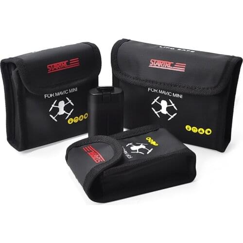 Mini 2 Lipo Battery Bag Explosion-proof Safe Storage Bag Fireproof Protective Case For DJI Mini 2 Mavic Mini Drone Accessories