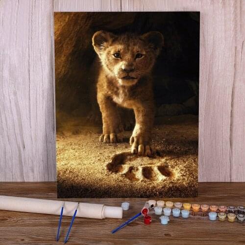 Egypt Cat Animal DIY Paint By Numbers Package Acrylic Paints 50*70 Picture By Numbers Photo New Design Kids Wall Wholesale