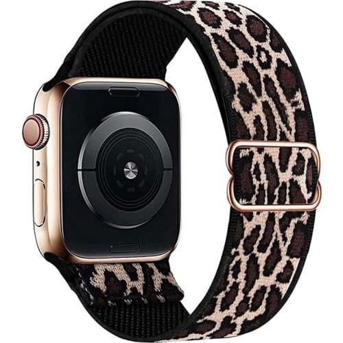 Nylon Elastic Strap for Apple Watch 6 5 SE Band 38mm 40mm 42mm 44mm Sports Correa Strap Bracelet for Iwatch Series 4 3 Watchband