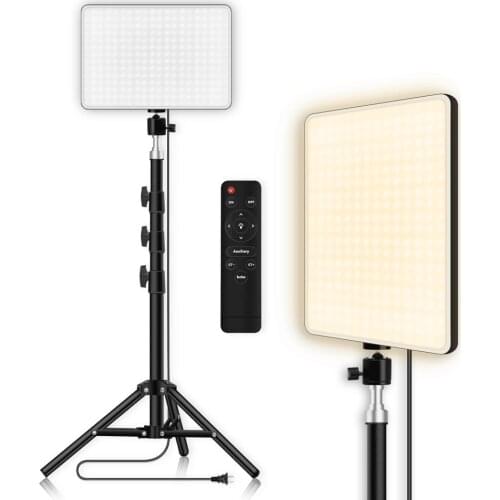 New LED Selfie Lighting Panel With Remote Control Video Lamp 3200k-6000k Photo Studio Photography Lighting With Tripod For Live
