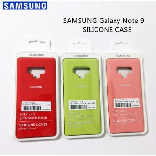 Original Samsung Galaxy Note 9 Note9 TPU Cover Liquid Silicone Case Soft-Touch Back Protective Casing