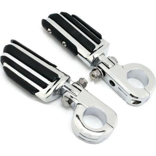 Motorcycle 1 1/4" 32mm Highway Engine Bar Foot Pegs Foot Rest Mount For Harley Honda Shadow YAMAHA XV250 XV400