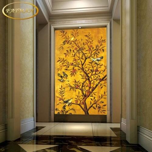 Dropship Fatman Textured Wallpaper Classical Paintings Photo Wall Mural Living Room Wallpapers Home Decor Papel De Parede 3d