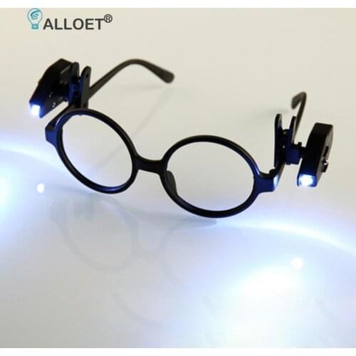 Adjustable Mini Led Reading Glasses Light LED Eyeglass Clip Light Universal Portable Book Reading Lamp for Glasses Book Lights