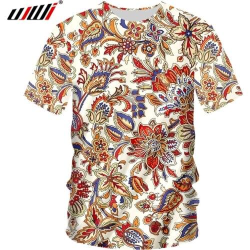 UJWI Full Print T-shirts New Arrival Men Cool Print 3d Space Shirts Hombre Short Sleeved Breathable Tshirt Undershirt Fitness
