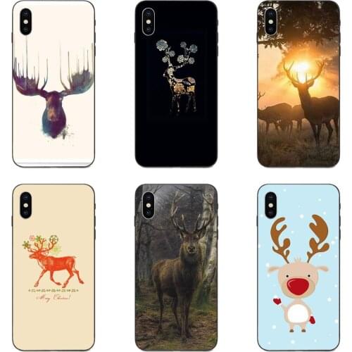 Animal Deer Christmas Giraffe Shoes For Galaxy A10S A20S A2 Core A30S A40S A50S A70S A90 5G M10 M30S M40 Note 10 Plus