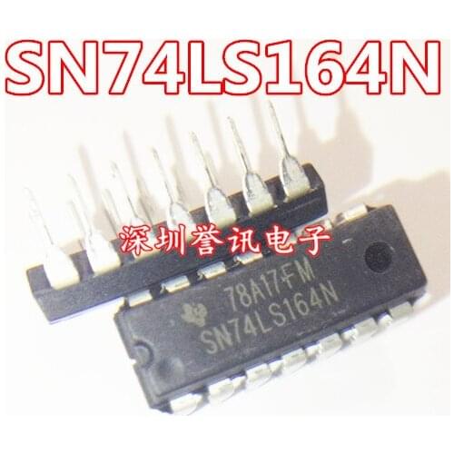 100% New original SN74LS164N 74LS164 DIP-14