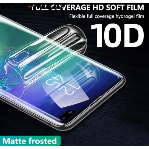 10D Full Screen Protector Film Case For Samsung S20 FE S21 Note 20 Ultra 10 S10 5G S9 S8 Plus Front+Back Protect Matte Soft Case