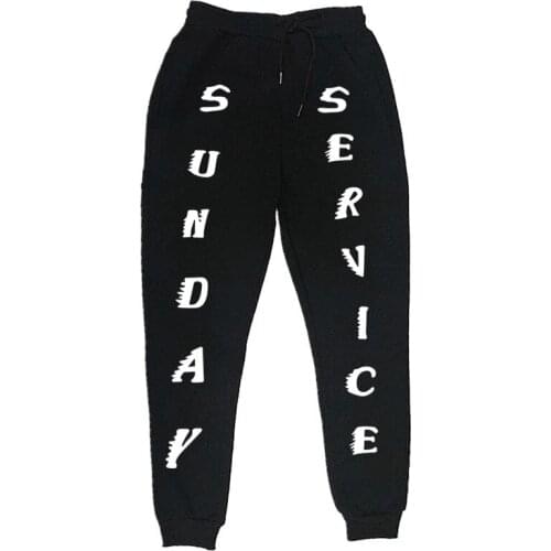 2021 Black Yellow Letter Print Sweatpants Men Women Joggers Elastic Waist Lose Casual Trousers Hip Hop Mens Sweat Pants