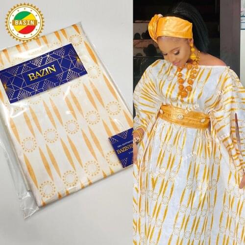 2021 Unique Design Guinea Bazin Riche Laces Fabric For Gambia Bride Or Bridesmaids Evening Gowns Latest Style Basin Riche Broder