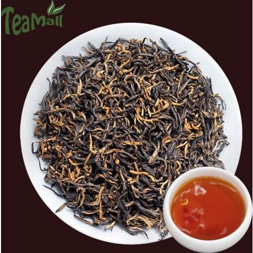 2021 Wuyi Black Chinese Tea Loose Leaf Tea Jin Jun Mei with Honey Aroma 250g