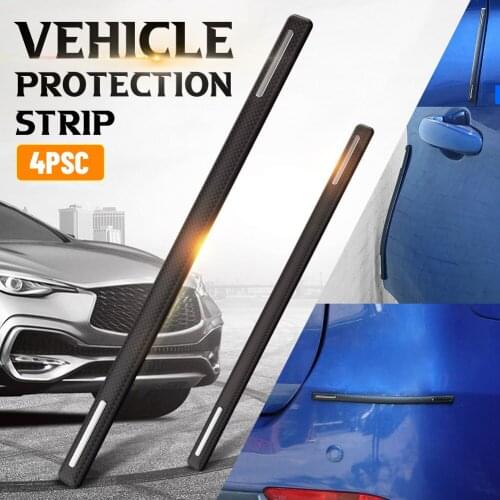 4x Car Accessory Bumper Corner Guard Cover Anti Scratch Protector Sticker Universal Car Front Rear Corner Bumper Guard Protector