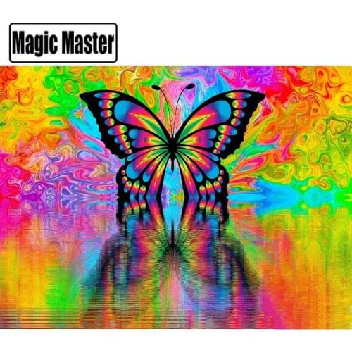 Full Square/Round Drill 5D DIY Diamond Painting "Color butterfly" Embroidery Cross Stitch 5D Home Decor Gift