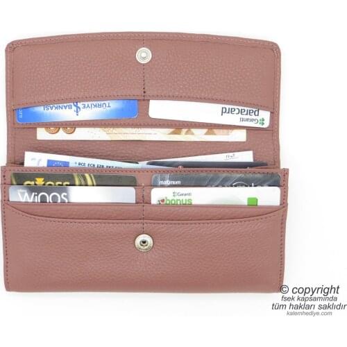 Genuine Leather Wallet | İsme Special Wallet | 19x10x2cm | TM 974-2