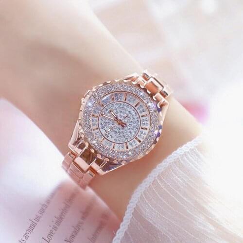 Top Brand Fashion Ladies Rhinestone Watch Women Quartz Watch Womens Wrist Watches Female Dress Clock Xfcs Relogio Feminino