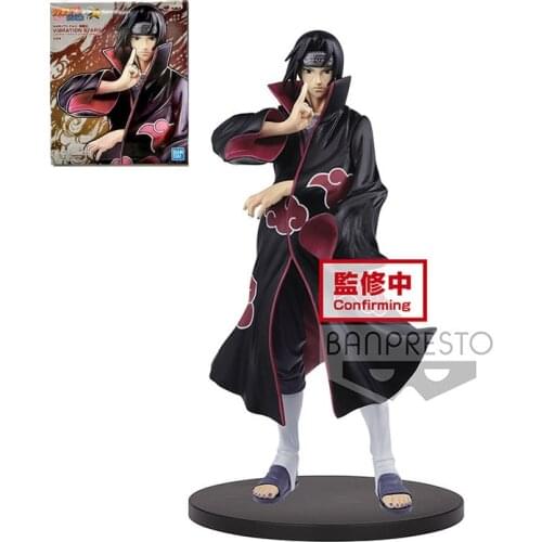 Bandai Figure Toy Assembly Model Moving Doll Naruto Fightin Vibration Uchiha Itachi Assembly Model Moving Doll Decorations