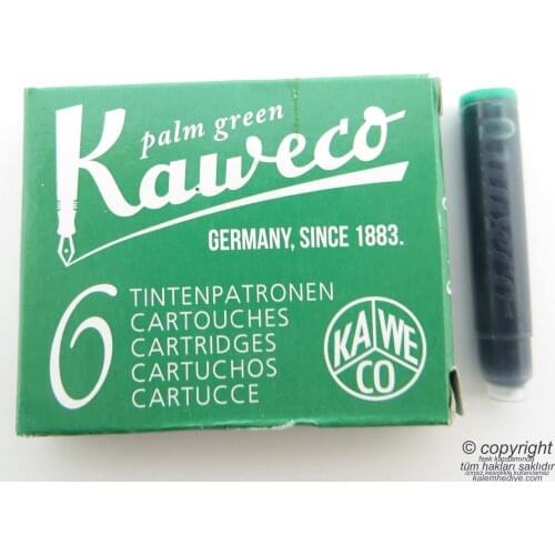 Kaweco Fountain Pen Cartridge Green 6'lı Package