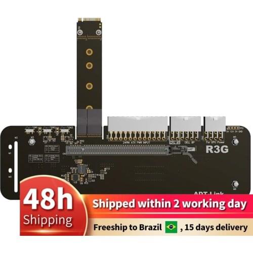 M.2 key M for NVMe External Graphics Card Stand Bracket with PCIe3.0 x4 Riser Cable 25cm 50cm For ITX STX NUC VEGA64 GTX1080ti