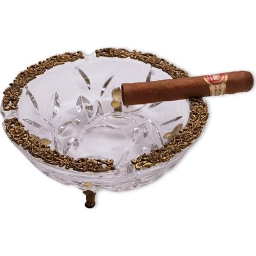 Cigar ashtray fashion creative large Austrian crystal cigar ashtray CL-1032
