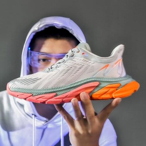 Mens Sneakers Green Mesh Fashion Outdoor Running Shoes Non-slip Sport Black Sneakers Leisure Shoes Training Shoes Zapatillas